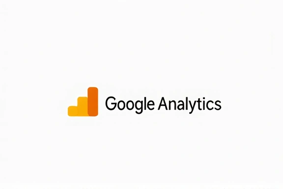 Google Analytics Logo, stilisierter Kreis und Diagramm