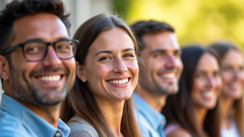 Glückliche Menschen, die ihre Gesundheitsziele erreicht haben und strahlen