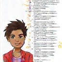 Person füllt Fragebogen aus