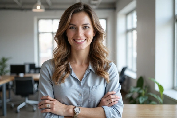 Professionelles Porträt der Ernährungsberaterin